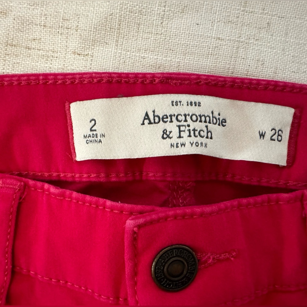 Abercrombie & Fitch Skinny Pink Pants 🌷 - Picture 5 of 11